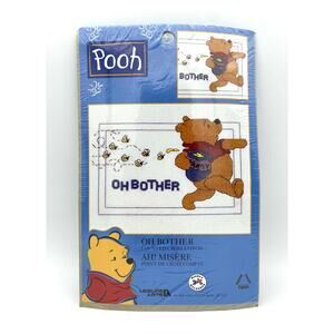Leisure Arts Pooh Oh Bother Honeypot Bees Counted Cross Stitch Kit Disney